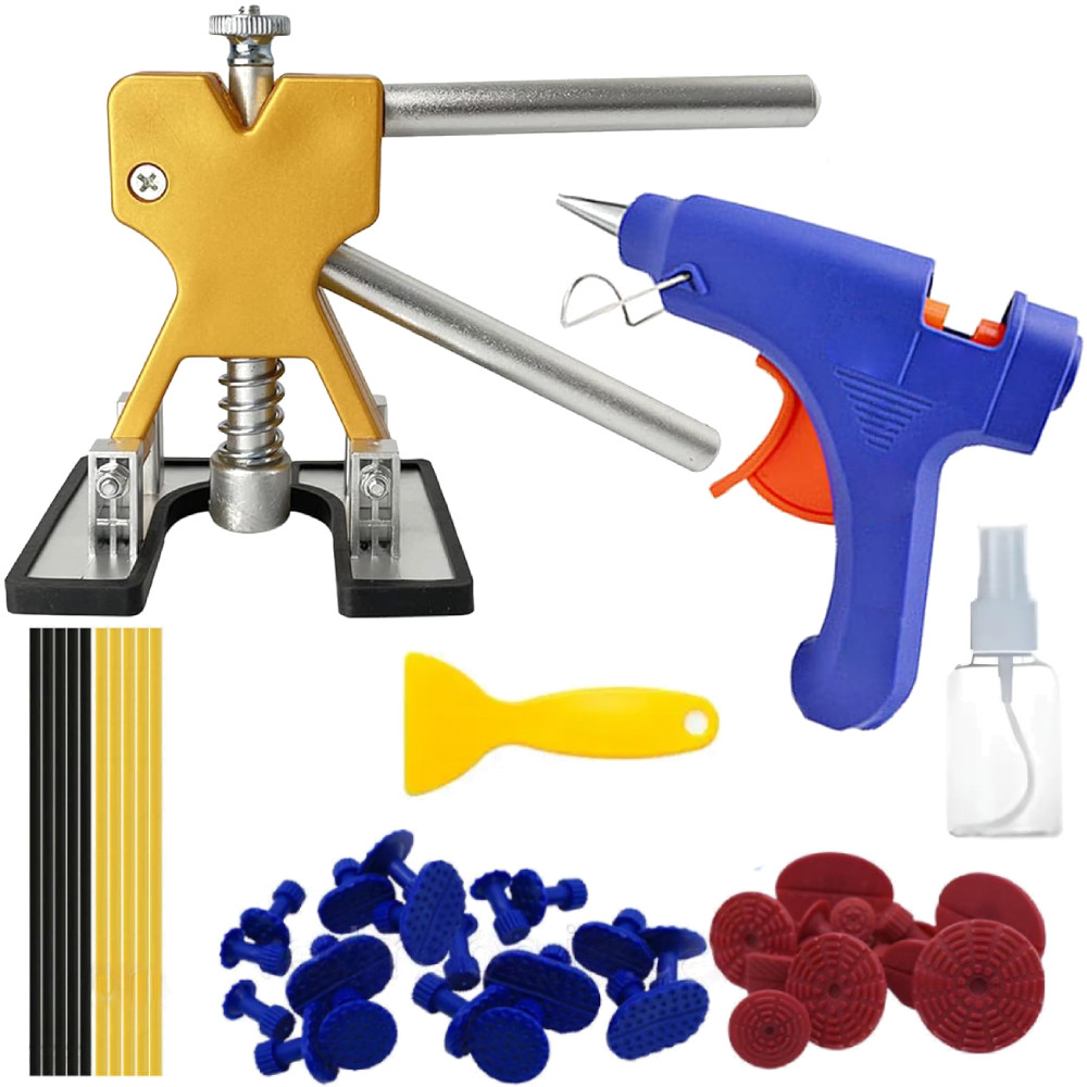 Набір для видалення вм'ятин з автомобіля / Набір для рихтування автомобіля / Мініліфтер для видалення вм'ятин, фото 1