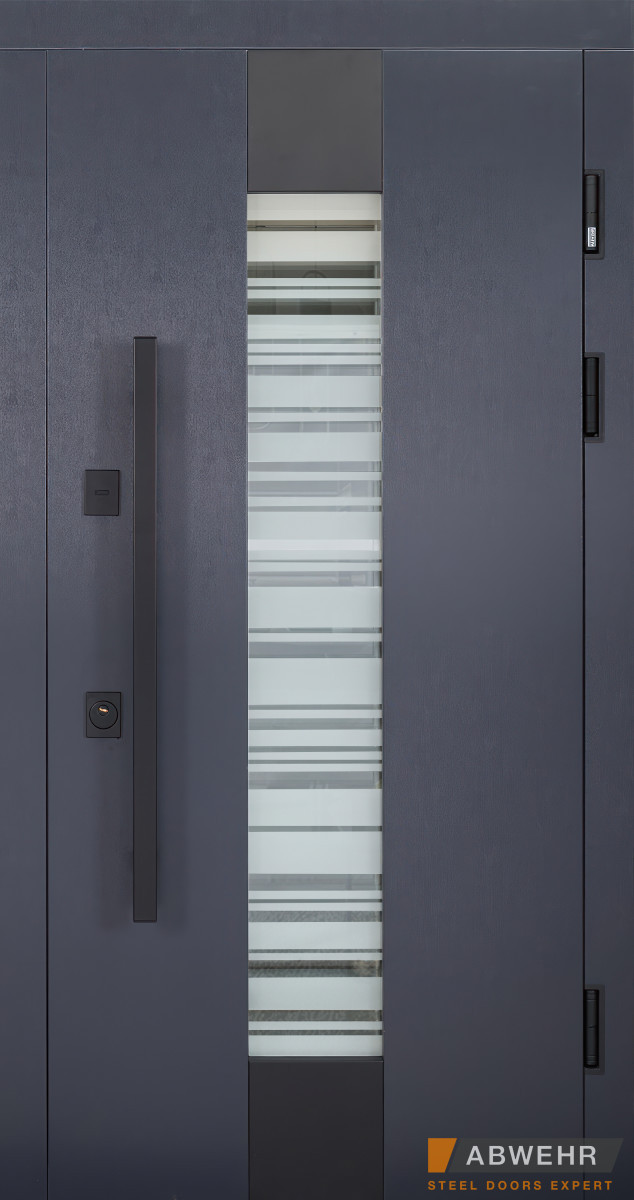 Вхідні двері ABWEHR з терморозривом модель 541 Trinity, фото 1