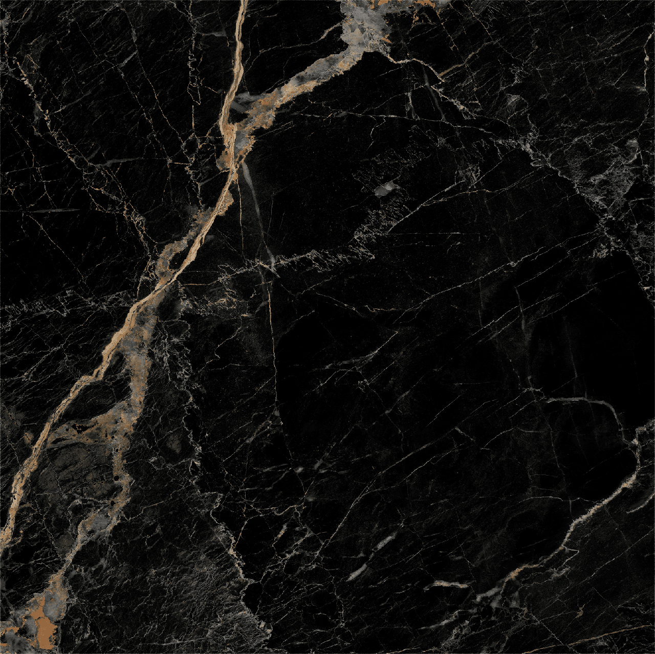 Плитка Inter Gres Mauree чорний 600*600 (POLISHED)