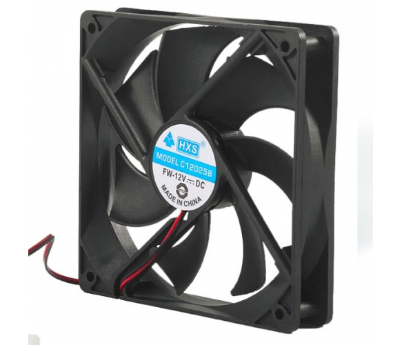 Кулер корпусний 12025 DC sleeve fan 3pin - 120*120*25мм, 12V/0.2A, з функцією FG