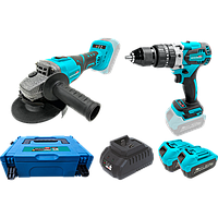 Набір акумуляторних інструментів Grand № 2 (МШУ-20BL/PRO+ДА-20/13UBL)