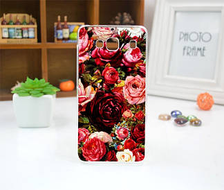 Силіконовий чохол на Xiaomi Redmi 2 з картинкою Троянди і півонії