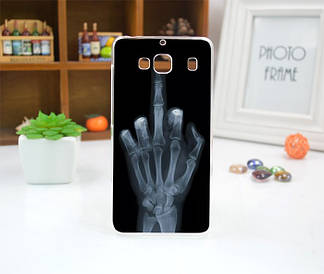 Силіконовий чохол на Xiaomi Redmi 2 з картинкою Fuck