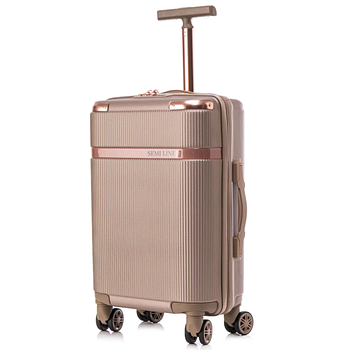 Дорожня Валіза на колесах для подорожей Semi Line 24" (M) Champagne (T5668-3) Польща