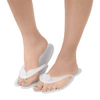 Тапочки одноразові спінений поліетилен 5 мм білі 25 шт в упаковці