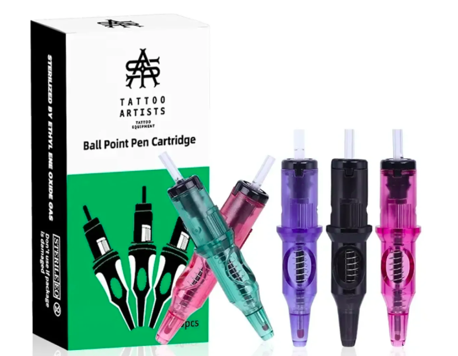Картриджі-ручки Ball Point Tattoo Artists, чорна