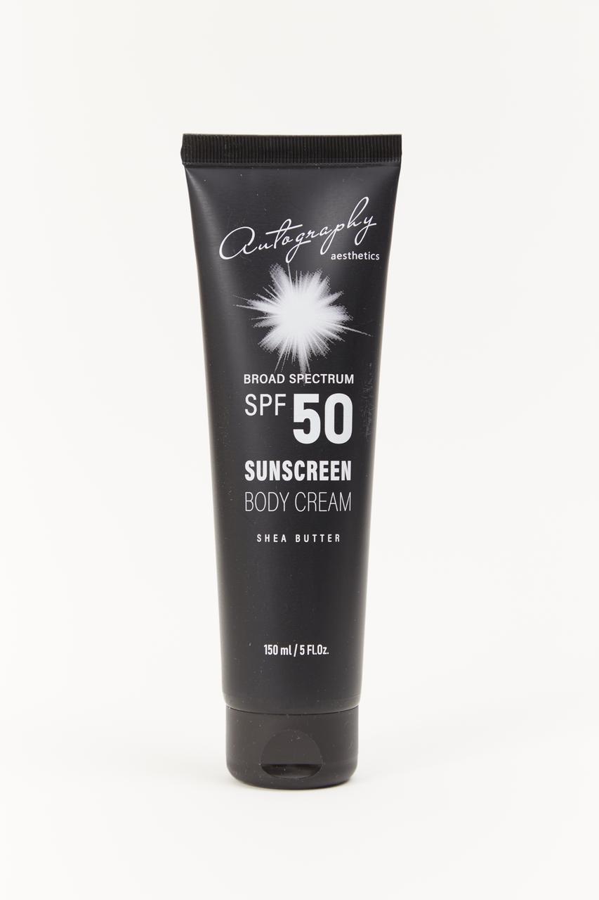 Сонцезахисний крем для тіла Autography Sunscreen body cream SPF 50 150мл, фото 1