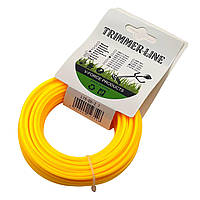 Волосінь для тримера 2,7мм х 15м "зірка" в асорт. №L15-DX-2.7 (220), Тримерна волосінь, Волосінь для коси