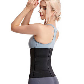 Корсет Super waist універсальний стягуючий, Високий корсет з утяжкою, Корсет утяжка для талії з кісточками XXXL