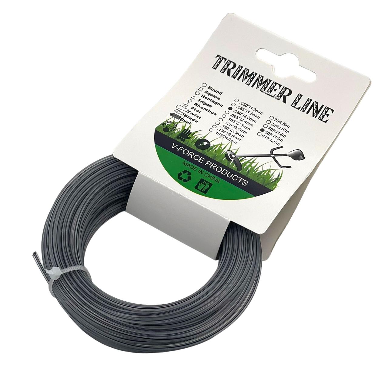 Волосінь для тримера 2,0мм х 15м "зірка" армована №L15-SX-2.0 (280), Тримерна волосінь, Волосінь для коси