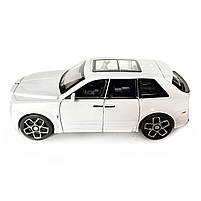 Іграшкова машинка металева Rolls-Royce Ghost BLACK BADGE, ролс ройс, білий, звук, світло, інерція, откр двері, капот, Автоексперт,, фото 3