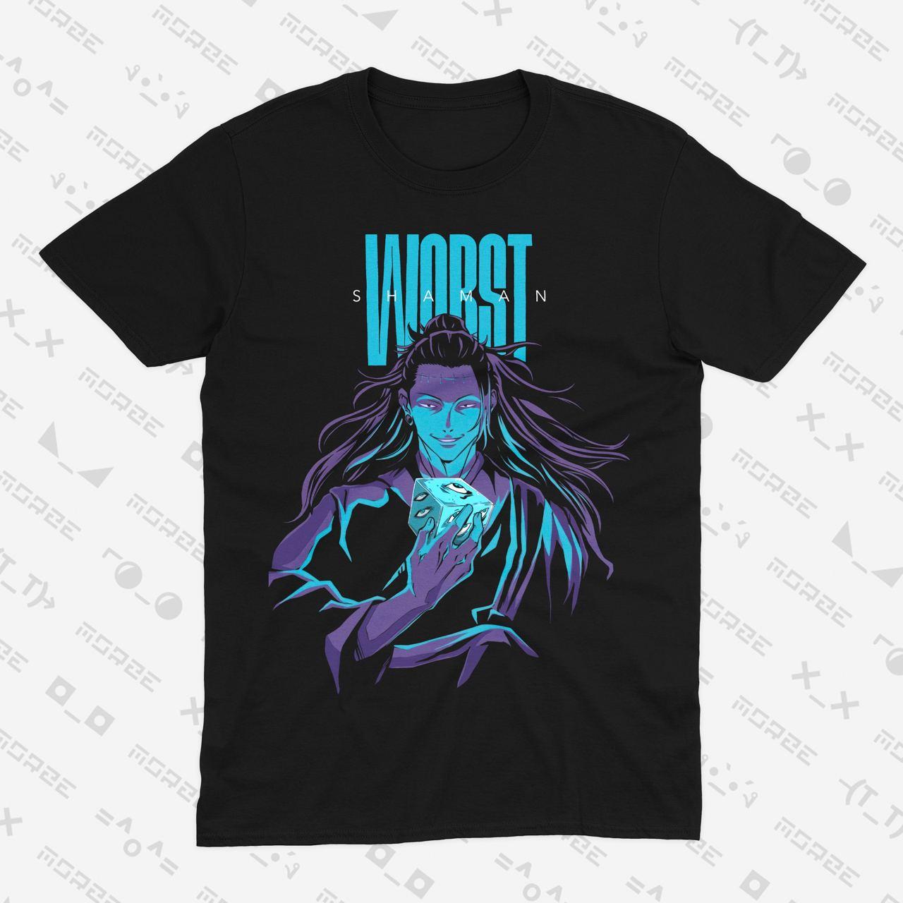 Футболка чорна Morze Jujutsu Kaisen V26, фото 1