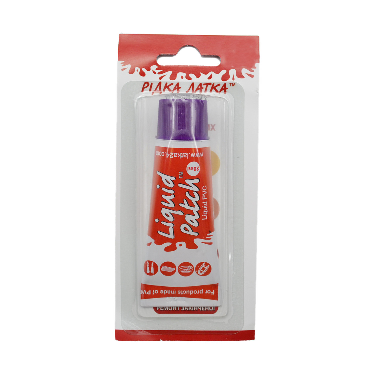 Рідка латка для ремонту виробів з ПВХ фіолетовий Intex (SHiso00202), фото 1