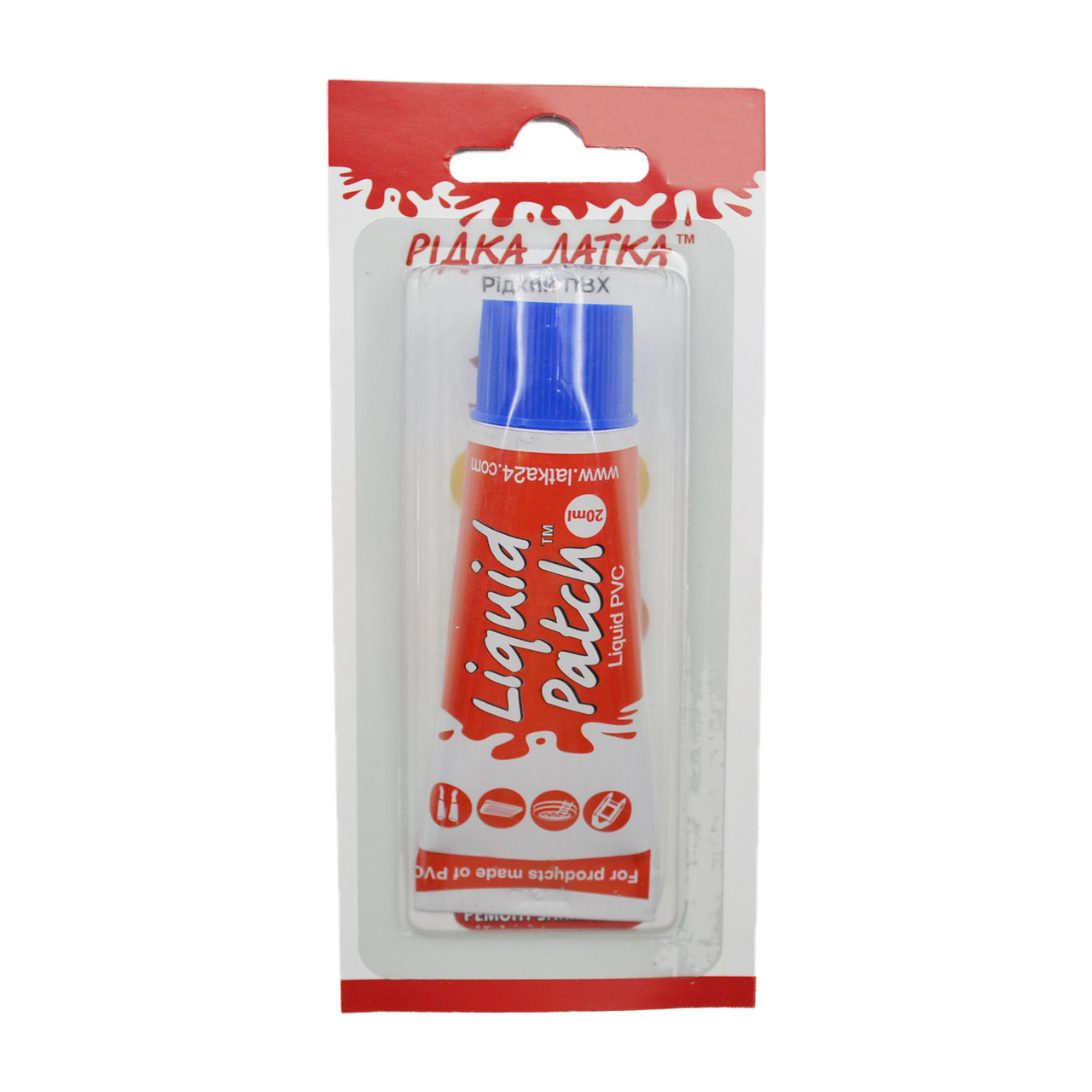Рідка латка для ремонту виробів з ПВХ Блакитний (SHiso00205), фото 1