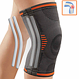 Спортивний напівжорсткий наколінник із пластиковими бічними вставками Orliman OS6211 р.3, фото 2