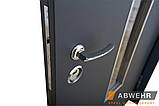 Вхідні двері ABWEHR  модель 408 Solid Glass, фото 5