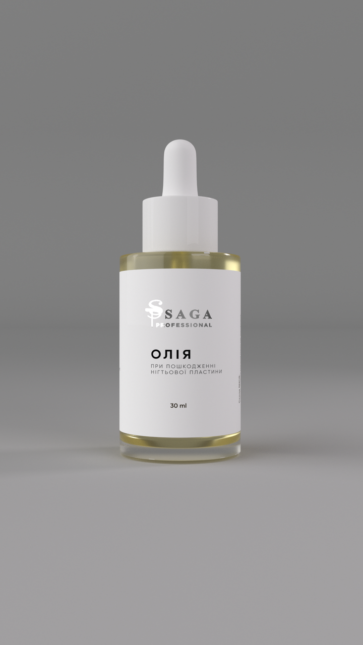 Олія при пошкодженні нігтьової пластини SAGA Professional, 30 мл