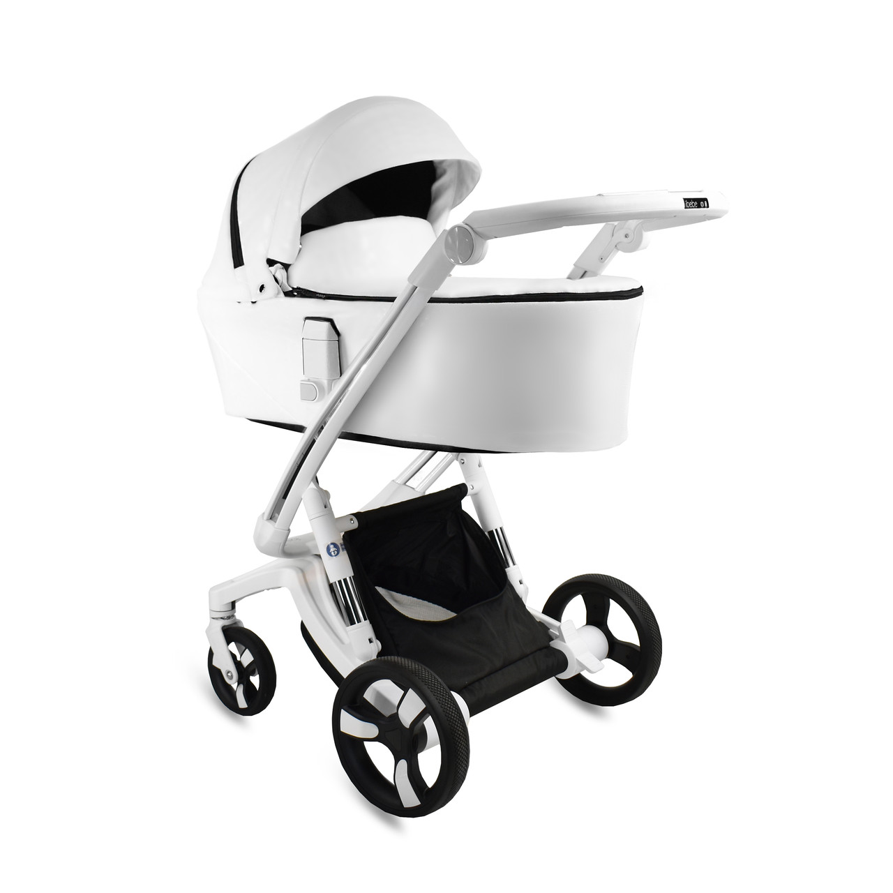 Універсальна коляска 2 в 1 IBEBE I-STOP (30 White Eco)