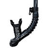 Трубка Marlin Dry Duo Black вигнута гофра, фото 5