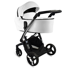 Універсальна коляска 2 в 1 IBEBE I-STOP (32 White Eco) Chrome