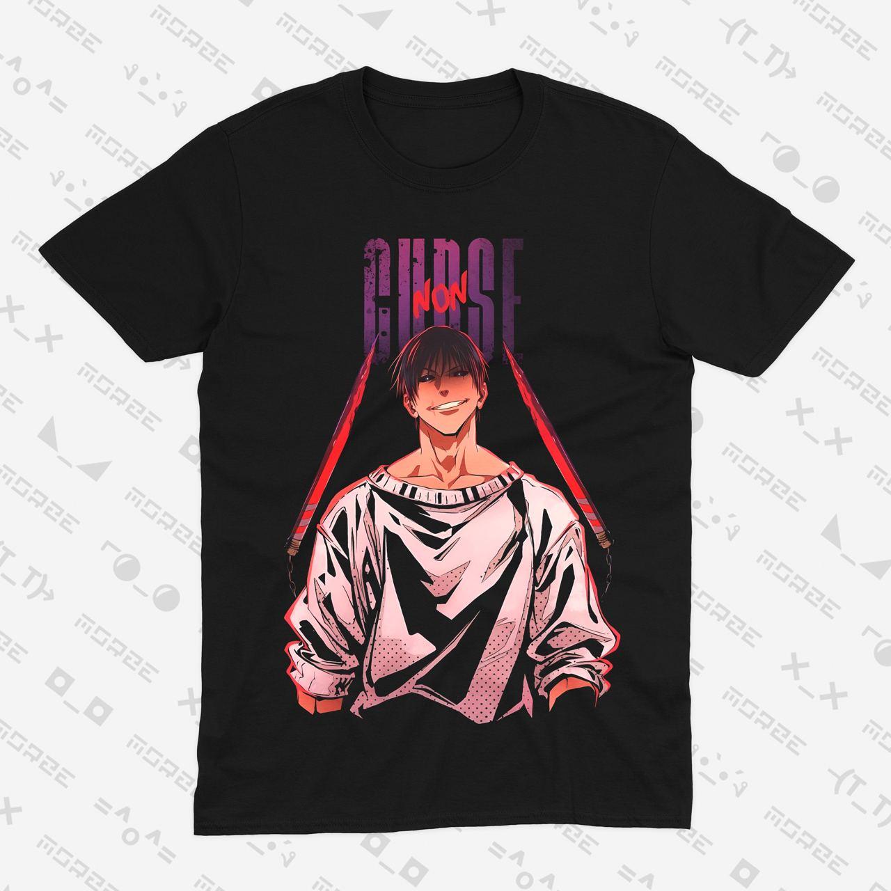 Футболка чорна Morze Jujutsu Kaisen V27, фото 1