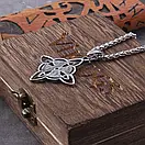 Чоловічий кулон підвіска з ланцюжком NEVERFADE на шию з медичної сталі під срібло, фото 5