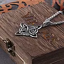 Чоловічий кулон підвіска з ланцюжком NEVERFADE на шию з медичної сталі під срібло, фото 6