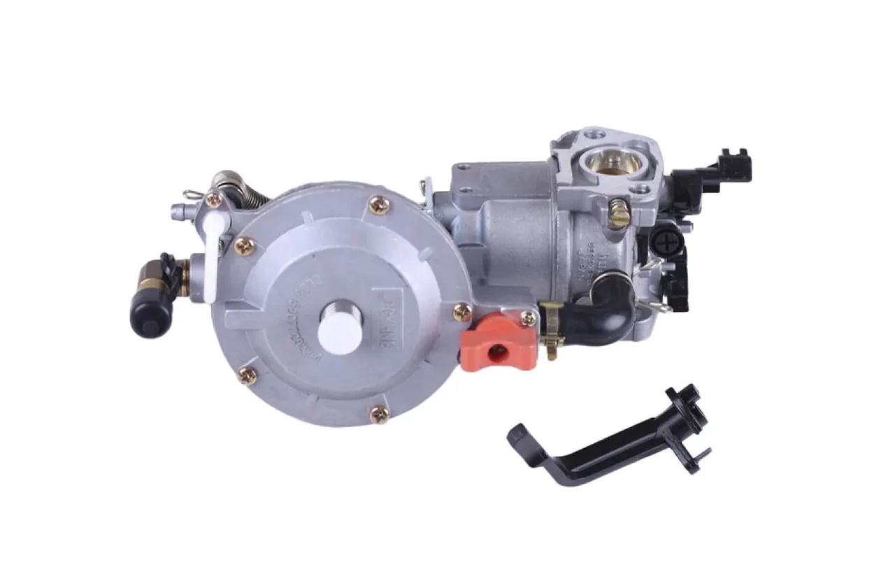 Карбюратор із газовим редуктором ТАТА на бензиновий двигун168F, фото 1