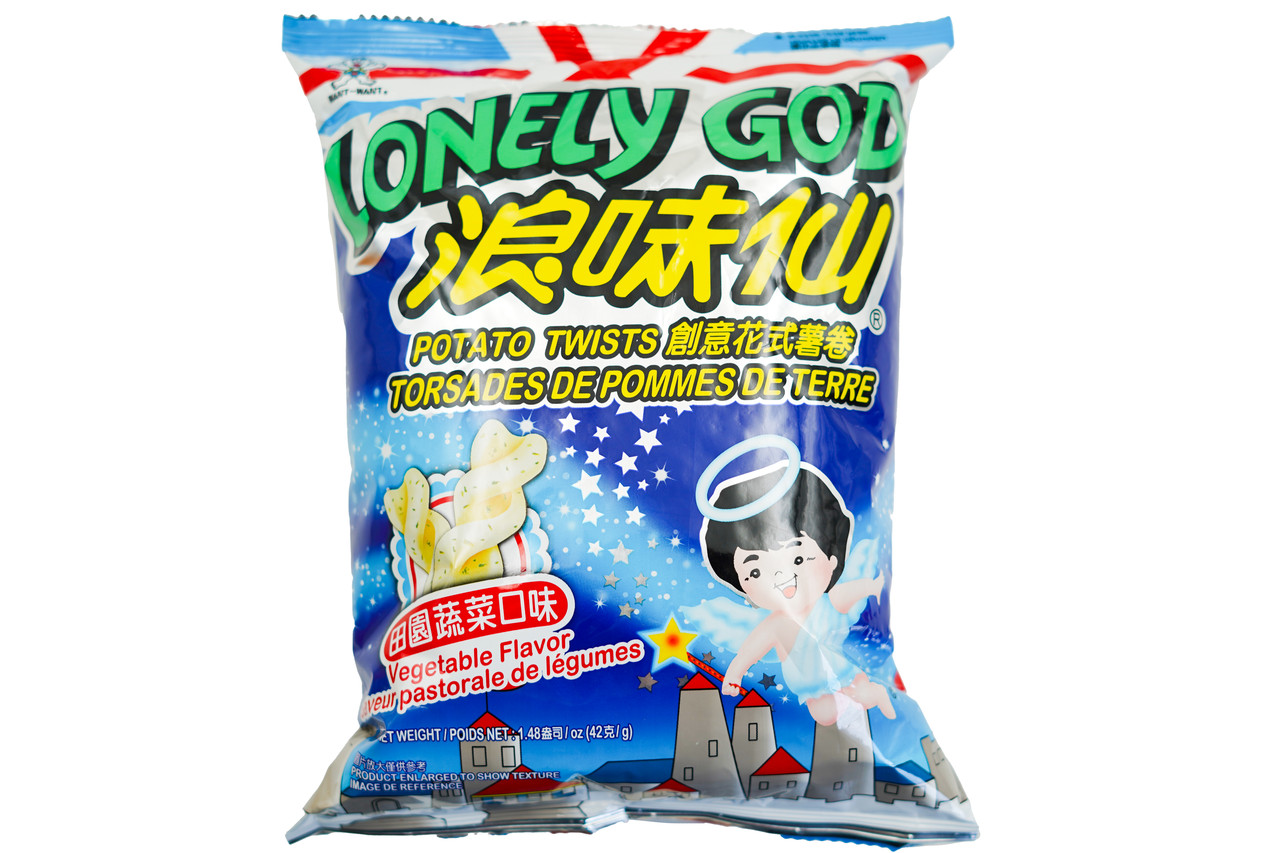 Чіпси картопляні вегетаріанські Lonely God WANT WANT 42 г