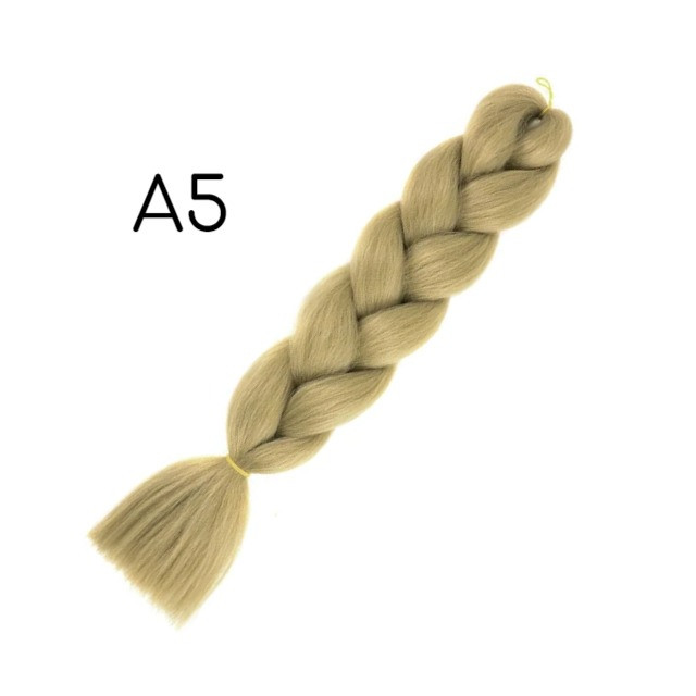 Канекалон світло-русявий однотонний А5/24 60/120 см Jumbo Braid 100 г, фото 1