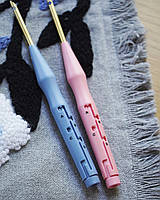 Голка для коврової вишивки 5 мм / набивна коврова голка / ручка для вишивання