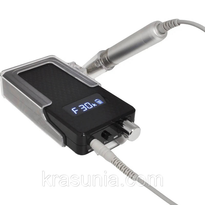 Фрезер Renhe 1225 для манікюру з акумулятором, чорний