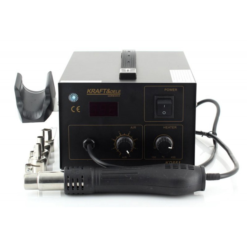 Професійна паяльна станція 400 Вт Kraft&Dele KD851 паяльна станція, фото 1
