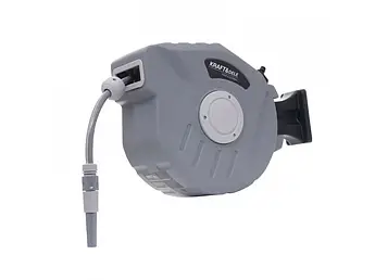 Настінна автоматична котушка зі шлангом 15м +1,5м Kraft&Dele KD2082 садовий шланг alor