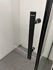 Душова кабіна Aquanil Camellia 100х90х190 прозоре скло профіль чорний, фото 2