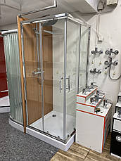 Душова кабіна Aquanil INDIANA 85х85х190 прозоре скло профіль хром, фото 2