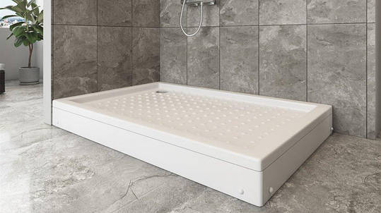 Душовий піддон Aquanil CONTE 110х80х15 см зі знімною панеллю, фото 1