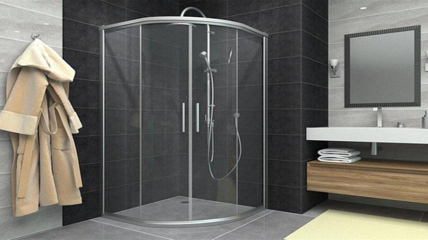 Душова кабіна Aquanil ALONZA 85х85х190 прозоре скло профіль хром, фото 1