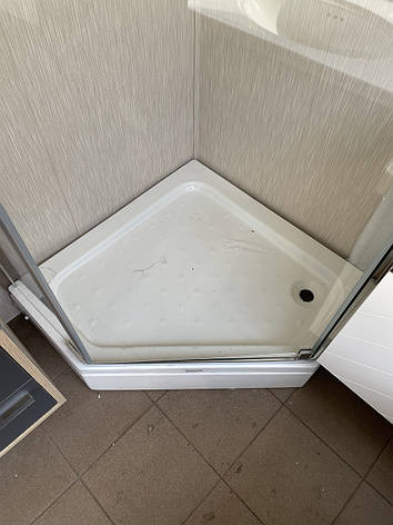 Душовий піддон Aquanil PENTA пятиугольний 100х100х20 см із знімною панеллю, фото 2