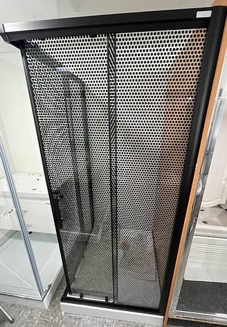 Душова кабіна Aquanil INDIANA Dark 90x90x190 тонована перфорація профіль чорний, фото 3