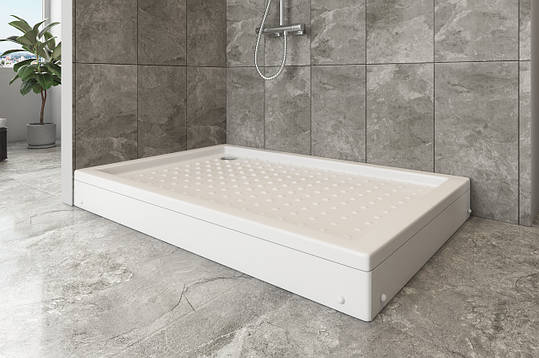Душовий піддон Aquanil CONTE 120х80х15 см зі знімною панеллю, фото 1