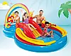 Надувний ігровий центр дитячий Веселка (297-193-135см, гірка, басейн 217л, м'ячі 6шт) Intex 57453, фото 9