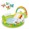 Надувний ігровий центр Мій сад Intex 57154 (450л, гірка, фонтан, ремкомплект, 290-180-104см), фото 8