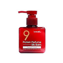 Незмивний бальзам для волосся з ароматом гібіскусу та троянди Masil 9 Protein Perfume Silk Balm Sweet 180 мл, фото 4