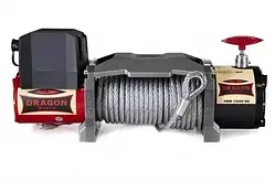 Лебідка автомобільна електрична Dragon Winch DWM 13000 HD 24 В трос 30 м