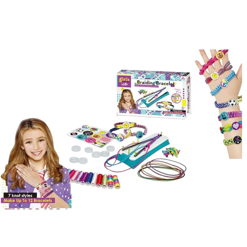 Набір для створення прикрас (верстат, нитки, фурнітура, наклейки, інструкція, коробка) MBK 291 Y