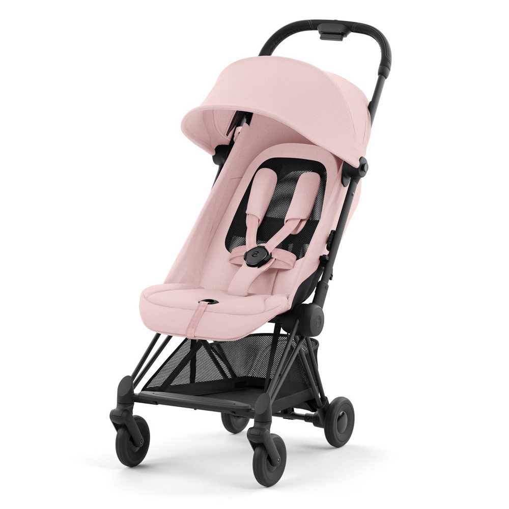 Прогулянкова коляска Cybex Coya (Matt Black / Peach Pink)
