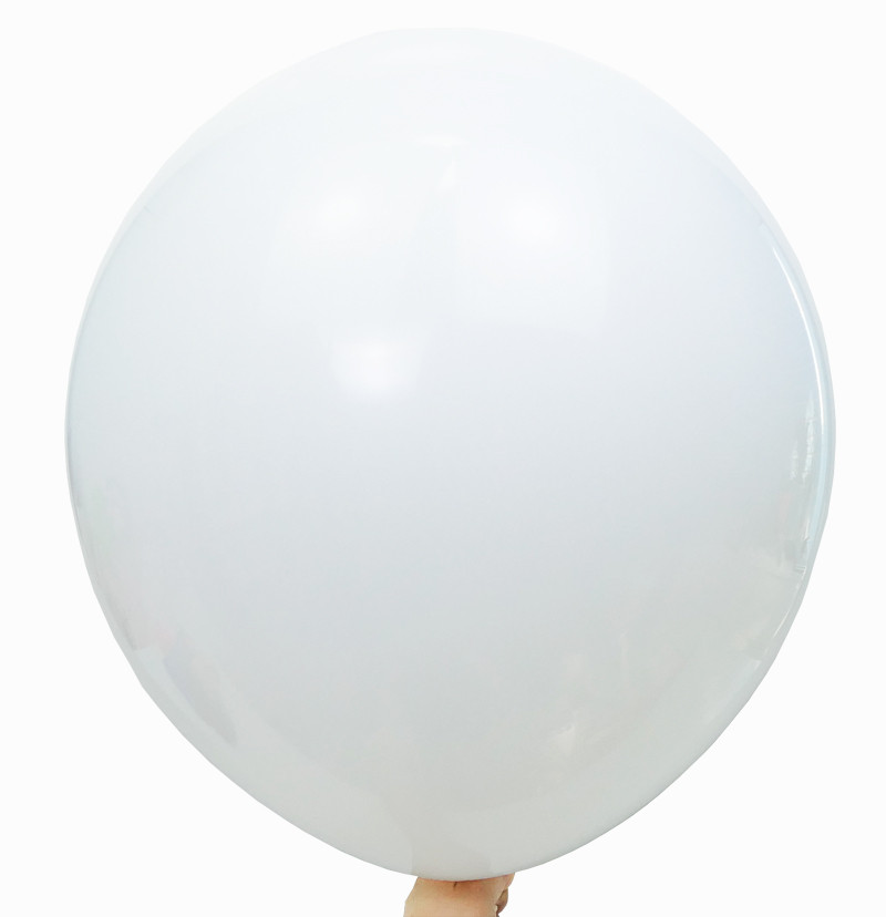 Велика Повітряна Куля Latex Balloon 18 дюймів 45 см Білий (00673)
