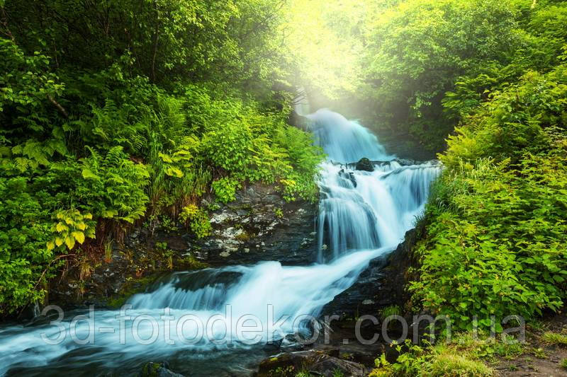 Фотошпалери "Водоспад у хащах" - Будь-який розмір! Читаємо опис!
