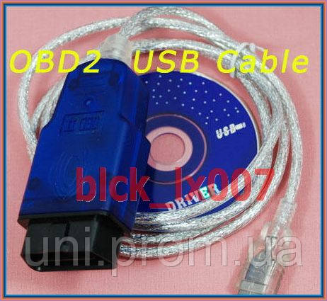 OBD 2 USB діагностика АВТО kkl VW AUDI SKODA + soft DVD